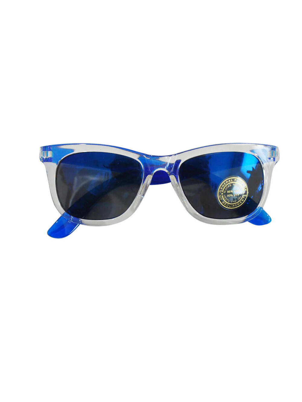 Vintage Budweiser Bud Ice Anheuser-Busch Plastic 90s Blue Sunglasses
